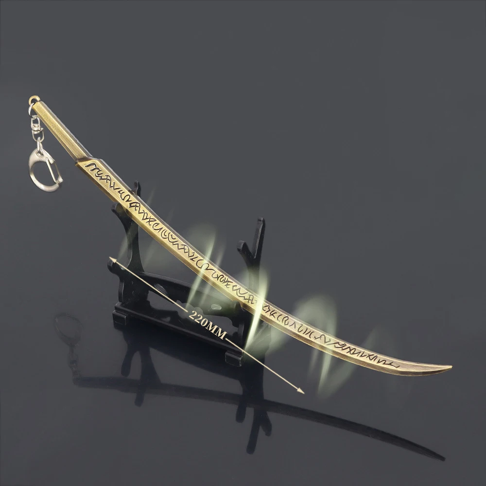 Japanese anime Weapon Malenia Game Keychain Weapon Model Katana Samurai Sword Butterfly Knife Royal Japanese Katana kid Toys
Japanese anime Weapon Malenia Game Keychain Weapon Model Katana Samurai Sword Butterfly Knife Royal Japanese Katana kid Toys