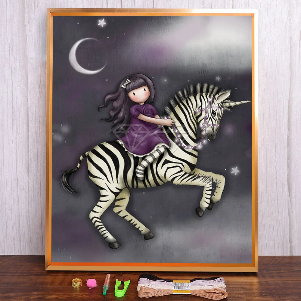 Cartoon Girl Princess Printed Fabric 11CT Cross Stitch Embroidery Complete Kit DMC Threads Handicraft Needlework Hobby Gift 
Cartoon Girl Princess Printed Fabric 11CT Cross Stitch Embroidery Complete Kit DMC Threads Handicraft Needlework Hobby Gift