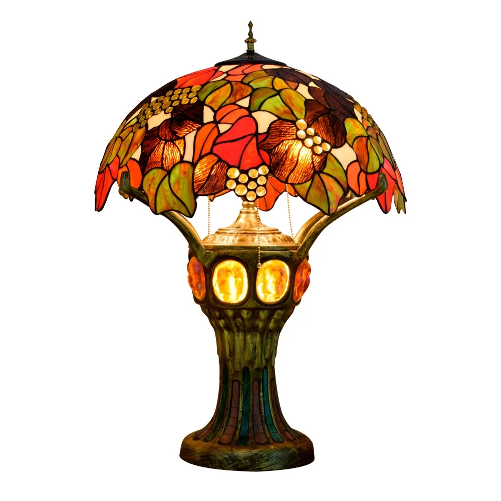 Tiffany Stained leaf Glass Table Lamp High-end Large Living Room, Bedroom Bar, Front Lobby Decorative Retro classic understand
Tiffany Stained leaf Glass Table Lamp High-end Large Living Room, Bedroom Bar, Front Lobby Decorative Retro classic understand