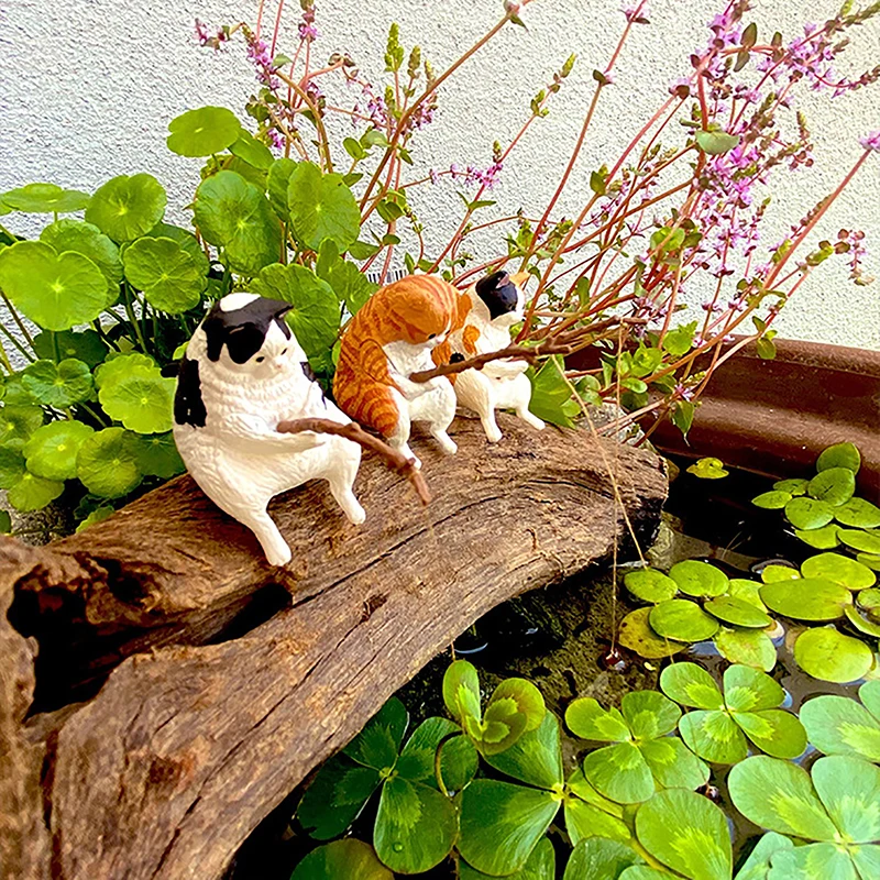 Fishing Cat Ornaments Aquarium Decoration Fish Landscaping Cartoon Cat Statue Mini Resin Figurine Home Decorations
Fishing Cat Ornaments Aquarium Decoration Fish Landscaping Cartoon Cat Statue Mini Resin Figurine Home Decorations