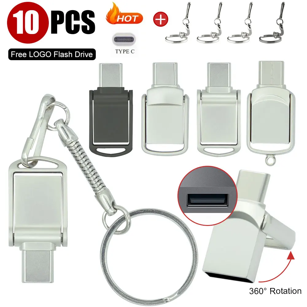 10PCS/lot Free LOGO Waterproof USB Stick Fashion TYPE-C Metal USB Flash Drive Mobile storage disk 64GB personal memory stick
10PCS/lot Free LOGO Waterproof USB Stick Fashion TYPE-C Metal USB Flash Drive Mobile storage disk 64GB personal memory stick