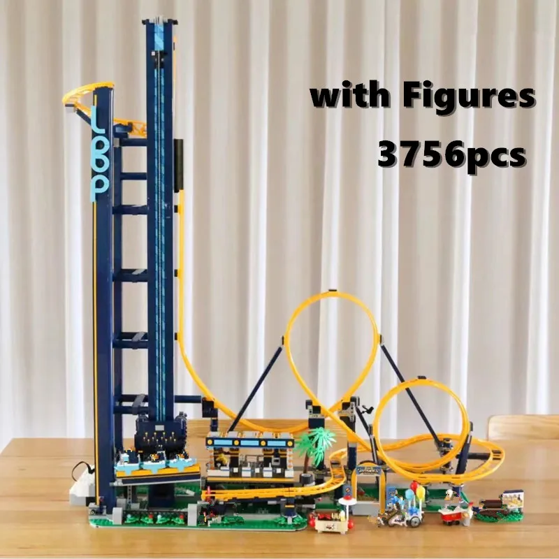 New In Stock The Loop Roller Coaster 3756PCS Amusement Park Building Block Bricks For Christmas Gifts Compatiable 10303
New In Stock The Loop Roller Coaster 3756PCS Amusement Park Building Block Bricks For Christmas Gifts Compatiable 10303