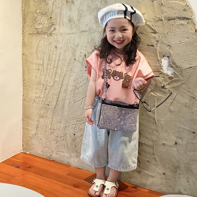2023 Cute Children's Mini Clutch Bag Diamond Wallet for Baby Girls Coin Pouch Tote Handbag Kawaii Kids Purse Crossbody Bag
2023 Cute Children's Mini Clutch Bag Diamond Wallet for Baby Girls Coin Pouch Tote Handbag Kawaii Kids Purse Crossbody Bag