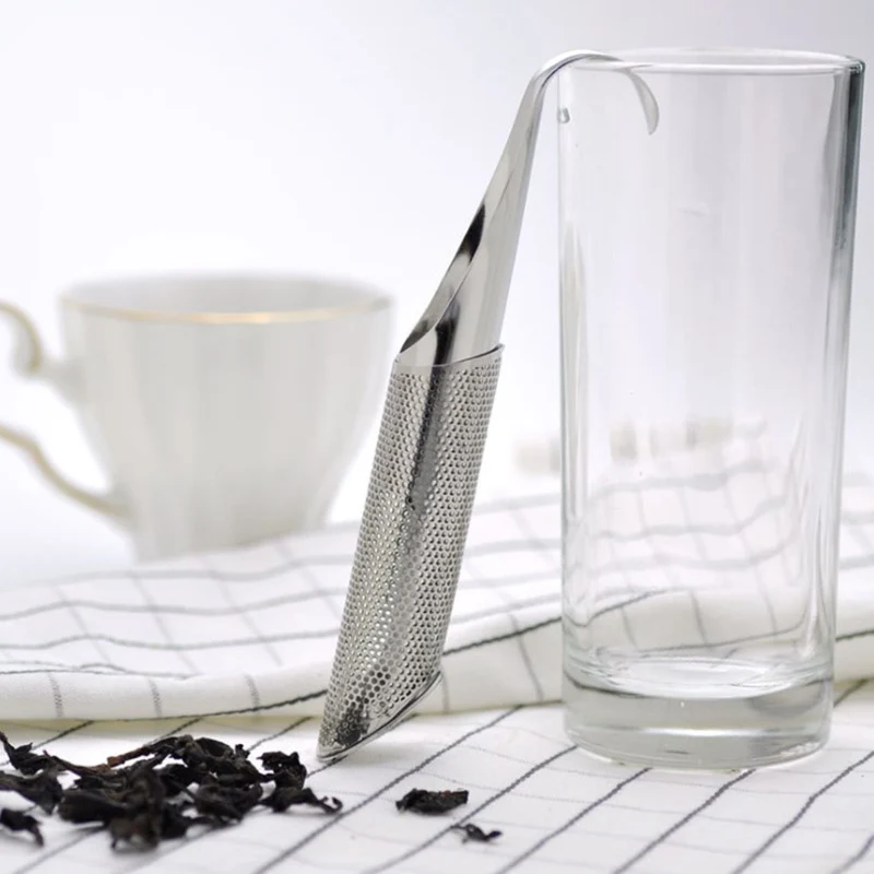 Tea Infuser Strainer Stainless Steel Infuser Pipe Design Touch Feel Holder Tool Tea Spoon Infuser Filter Kitchen Accessories
Tea Infuser Strainer Stainless Steel Infuser Pipe Design Touch Feel Holder Tool Tea Spoon Infuser Filter Kitchen Accessories