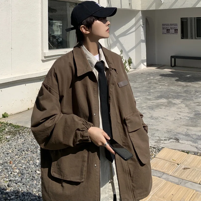 Fashionable Spring and Autumn Coat Men's Jacket High Grade Feeling Ruffian and Handsome Clothes
Fashionable Spring and Autumn Coat Men's Jacket High Grade Feeling Ruffian and Handsome Clothes