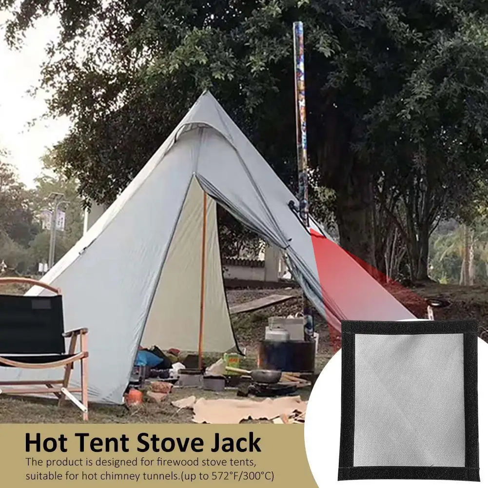 Tent Oven Stove Jack Tube Window Fireproof Pipe Pad Firewood 5.0mm Glass Fiber Removable Tent Accessories
Tent Oven Stove Jack Tube Window Fireproof Pipe Pad Firewood 5.0mm Glass Fiber Removable Tent Accessories