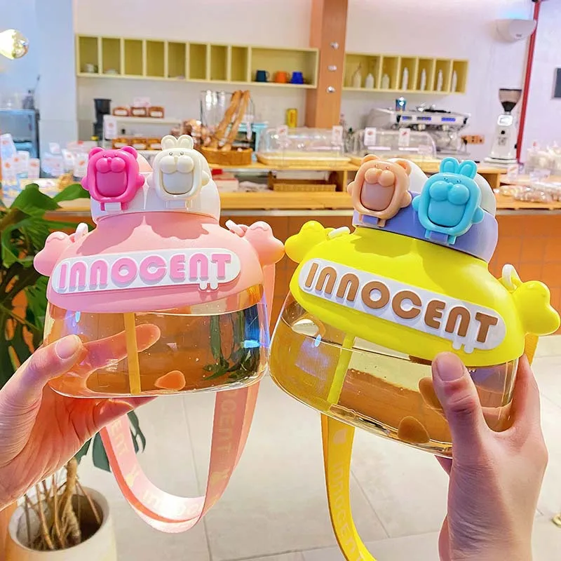Cartoon Water Bottle Outdoor Travel Bottle Portable Large Capacity Straw Cup Summer Drinking Cup Water Cup Water Bottle
Cartoon Water Bottle Outdoor Travel Bottle Portable Large Capacity Straw Cup Summer Drinking Cup Water Cup Water Bottle