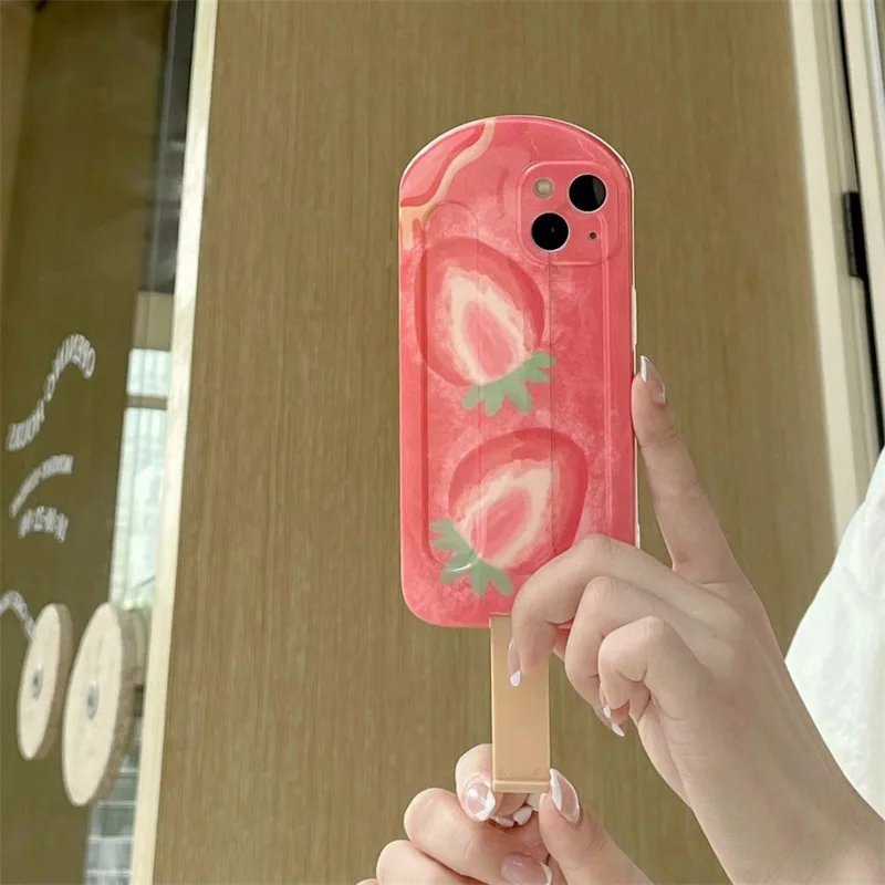 Creative Strawberry Ice Cream Holder Phone Case Cover for IPhone 11 12 13 Pro X XR XS Max Shockproof Case for IPhone 13 Cases
Creative Strawberry Ice Cream Holder Phone Case Cover for IPhone 11 12 13 Pro X XR XS Max Shockproof Case for IPhone 13 Cases