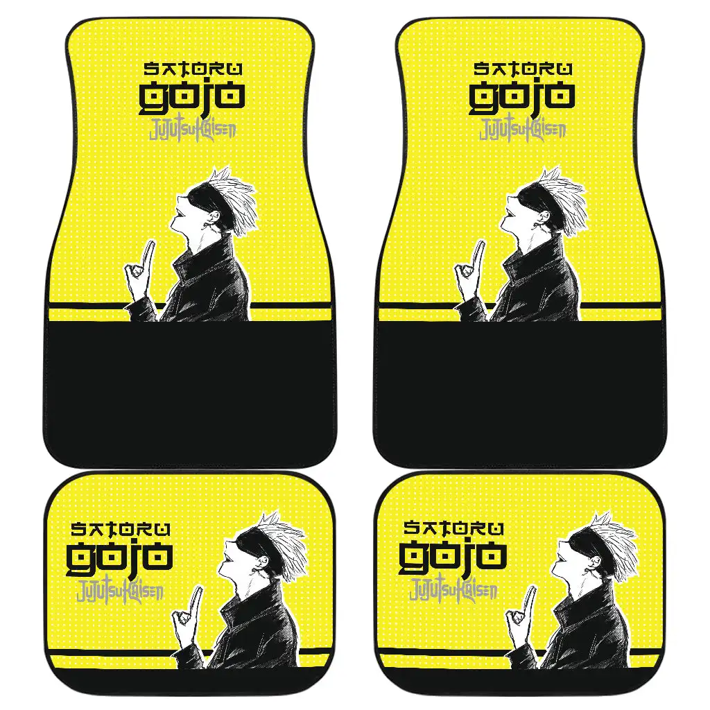 Satoru Gojo Jujutsu KaiSen Yellow Car Mats Anime Mats Ci0629 Full Set 4-Piece Front Rear Car Floor Mats
Satoru Gojo Jujutsu KaiSen Yellow Car Mats Anime Mats Ci0629 Full Set 4-Piece Front Rear Car Floor Mats