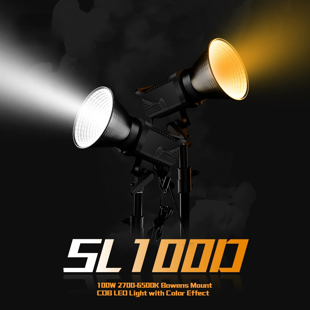 LUXCEO SL100D 100W Bi-Color 2700-6500K Bowens Mount светильник CRI95 + TLCI96 + 6 светильник вых эффектов для фотостудии
LUXCEO SL100D 100W Bi-Color 2700-6500K Bowens Mount светильник CRI95 + TLCI96 + 6 светильник вых эффектов для фотостудии