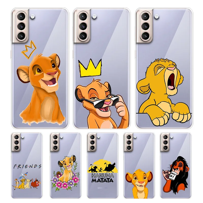 Lion King Disney For Samsung Galaxy S22 S21 S20 FE Ultra S10e S10 S9 S8 S7 S6 Edge Plus Transparent Phone Case Capa
Lion King Disney For Samsung Galaxy S22 S21 S20 FE Ultra S10e S10 S9 S8 S7 S6 Edge Plus Transparent Phone Case Capa