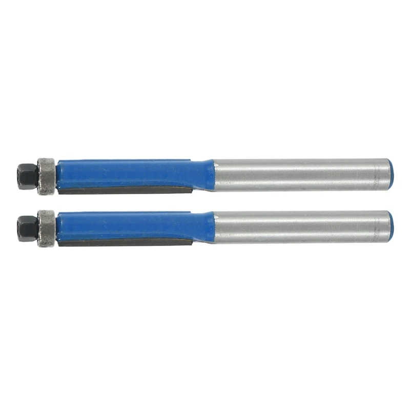 8Pcs 2.6 Inch Long 2 Edges Flush Trim Router Bit 1/4 Inch X 1/4 Inch For Carpenter
8Pcs 2.6 Inch Long 2 Edges Flush Trim Router Bit 1/4 Inch X 1/4 Inch For Carpenter