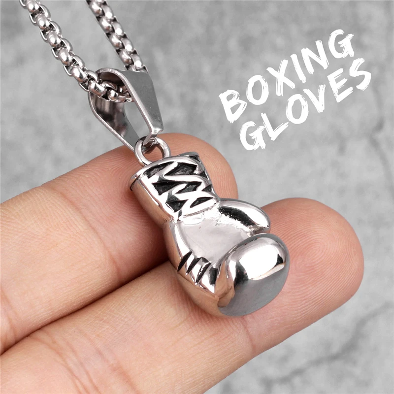 Sport Fitness Jewelry Accessories Beads Chain Necklace for Men Fashion Jewellery Neck Lace Boxer Boxing Glove Pendant Wholesale
Sport Fitness Jewelry Accessories Beads Chain Necklace for Men Fashion Jewellery Neck Lace Boxer Boxing Glove Pendant Wholesale
