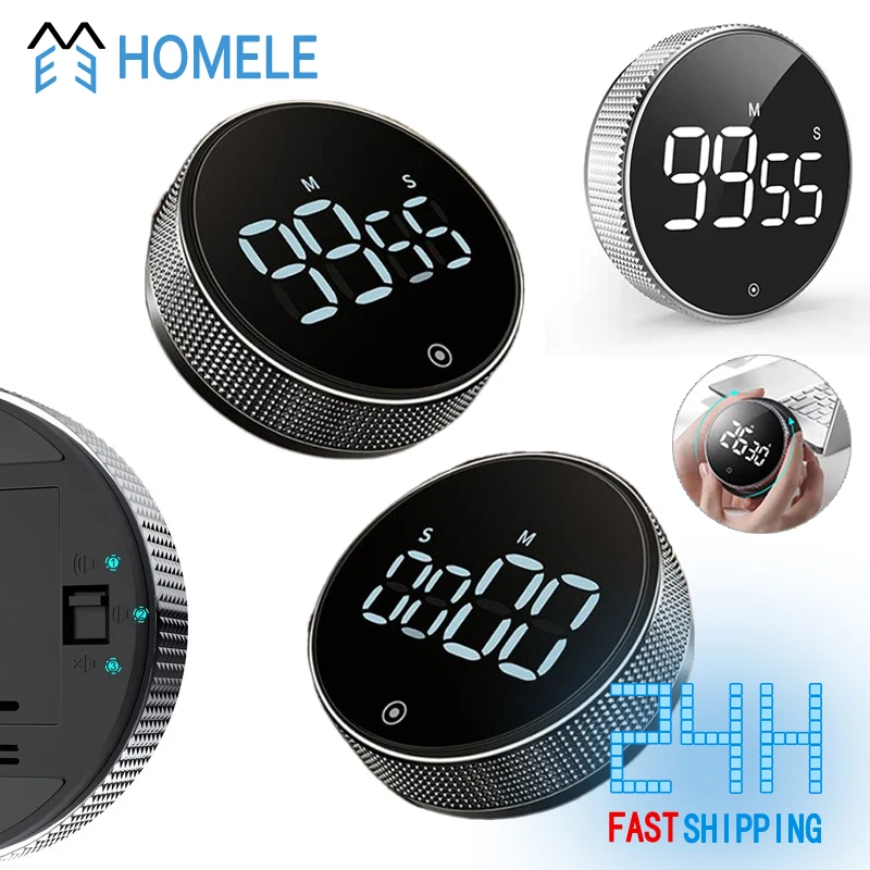Магнитный электронный таймер, большой экран, Круглый временный прибор для приготовления пищи, цифровой Многофункциональный Будильник для сна, душа, учебы 
Магнитный электронный таймер, большой экран, Круглый временный прибор для приготовления пищи, цифровой Многофункциональный Будильник для сна, душа, учебы