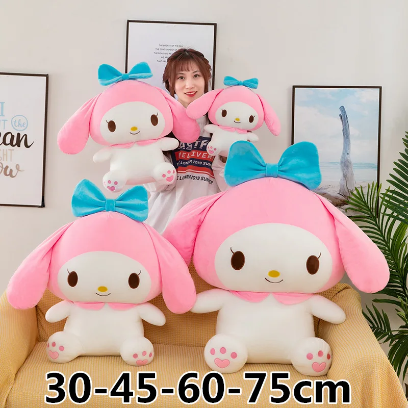 Big Size Sanrio Melody Stuffed Doll Kulomi Plush Toy Anime Figure Bedside Cushion Kawaii Room Decoration Birthday Toys For Girls
Big Size Sanrio Melody Stuffed Doll Kulomi Plush Toy Anime Figure Bedside Cushion Kawaii Room Decoration Birthday Toys For Girls