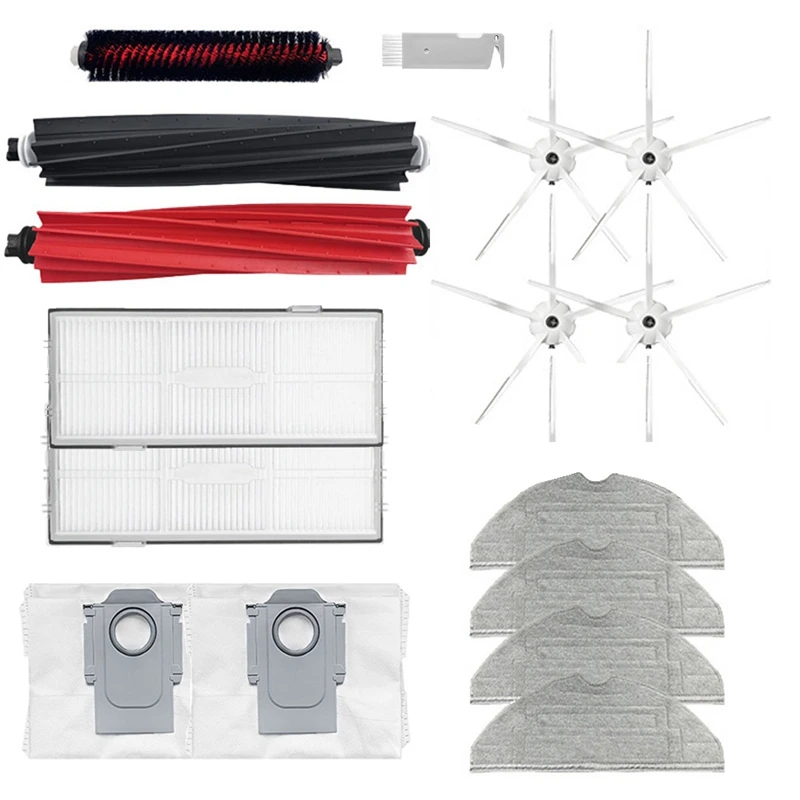 For Roborock S8 PLUS S8+ S8 Pro Ultra G20 Vacuum Cleaner Parts Main Side Brush Mop Hepa Filter Cleaning Spare Parts
For Roborock S8 PLUS S8+ S8 Pro Ultra G20 Vacuum Cleaner Parts Main Side Brush Mop Hepa Filter Cleaning Spare Parts