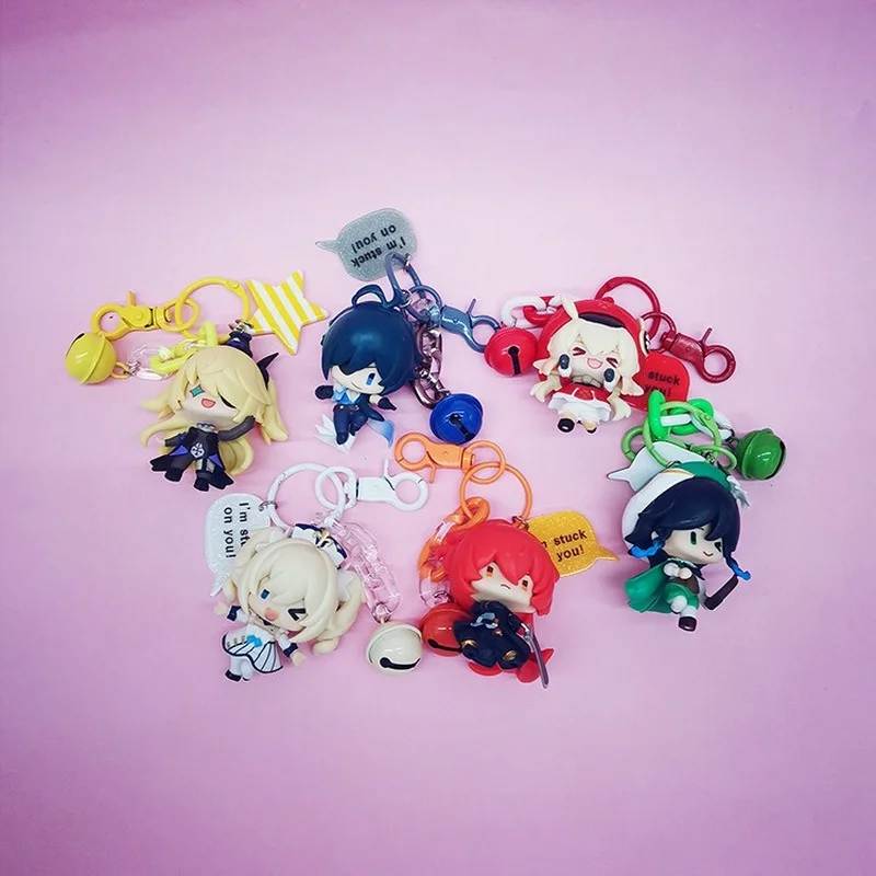 1pc Random Key Ring Genshin Impact Keychain Cartoon Figure Klee Venti Barbara Action Figures Bag Pendant Anime Accessories Gifts
1pc Random Key Ring Genshin Impact Keychain Cartoon Figure Klee Venti Barbara Action Figures Bag Pendant Anime Accessories Gifts