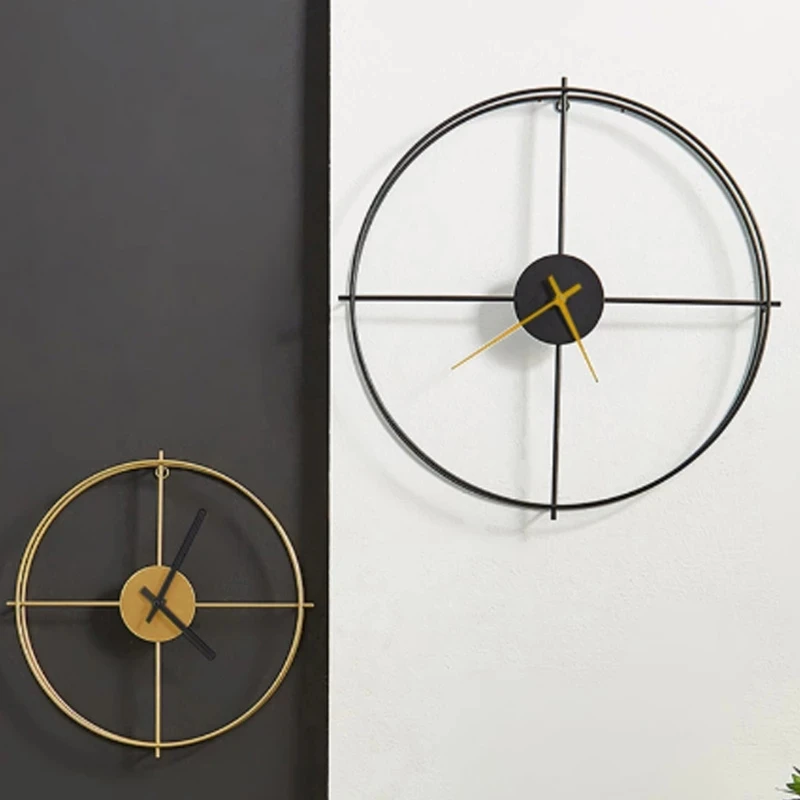 Vintage Metal Wall Clock Modern Design for Home Office Decor Hanging Mute Watches Living Room Classic Brief European Wall Clocks
Vintage Metal Wall Clock Modern Design for Home Office Decor Hanging Mute Watches Living Room Classic Brief European Wall Clocks