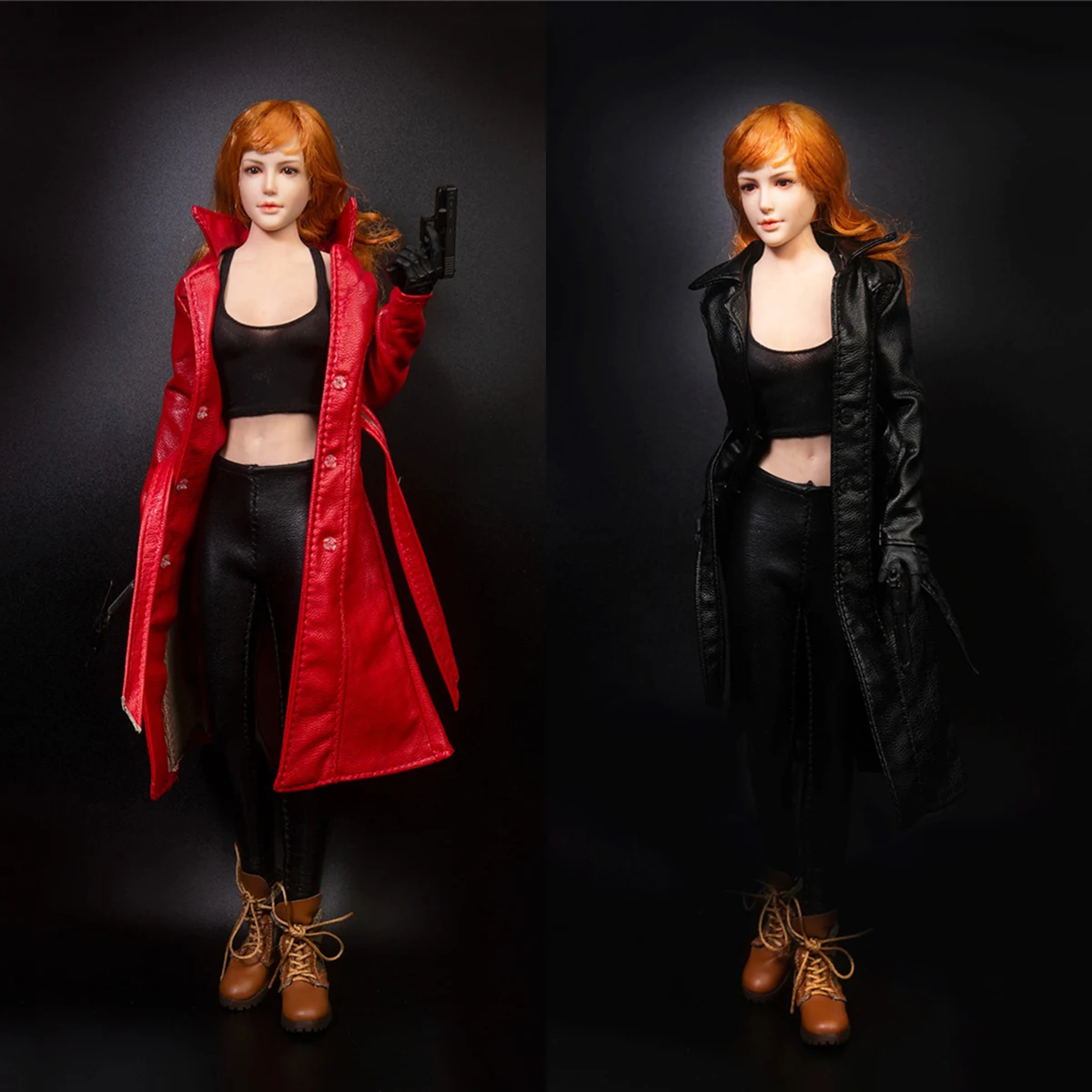 In Stock TYM101 1/6 Female Soldier Black/Red Leather Trench Long Jacket Coat Model Dolls Accessory Fit 12" Action Figure Body
In Stock TYM101 1/6 Female Soldier Black/Red Leather Trench Long Jacket Coat Model Dolls Accessory Fit 12" Action Figure Body