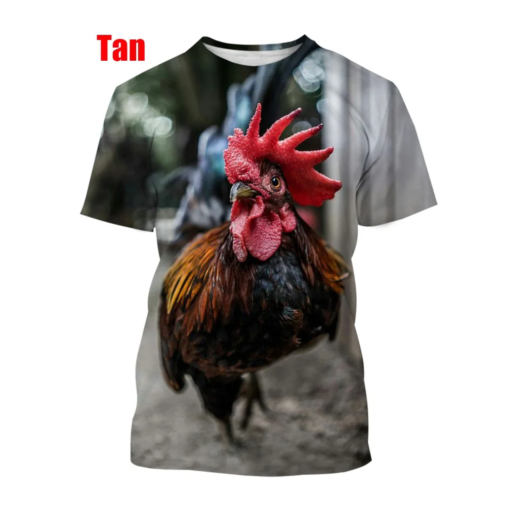 Summer Hot Sale Men's T-shirt Funny Cute Animal Chicken 3D Printing Round Neck Short Sleeve Shirt Unisex T-shirt
Summer Hot Sale Men's T-shirt Funny Cute Animal Chicken 3D Printing Round Neck Short Sleeve Shirt Unisex T-shirt