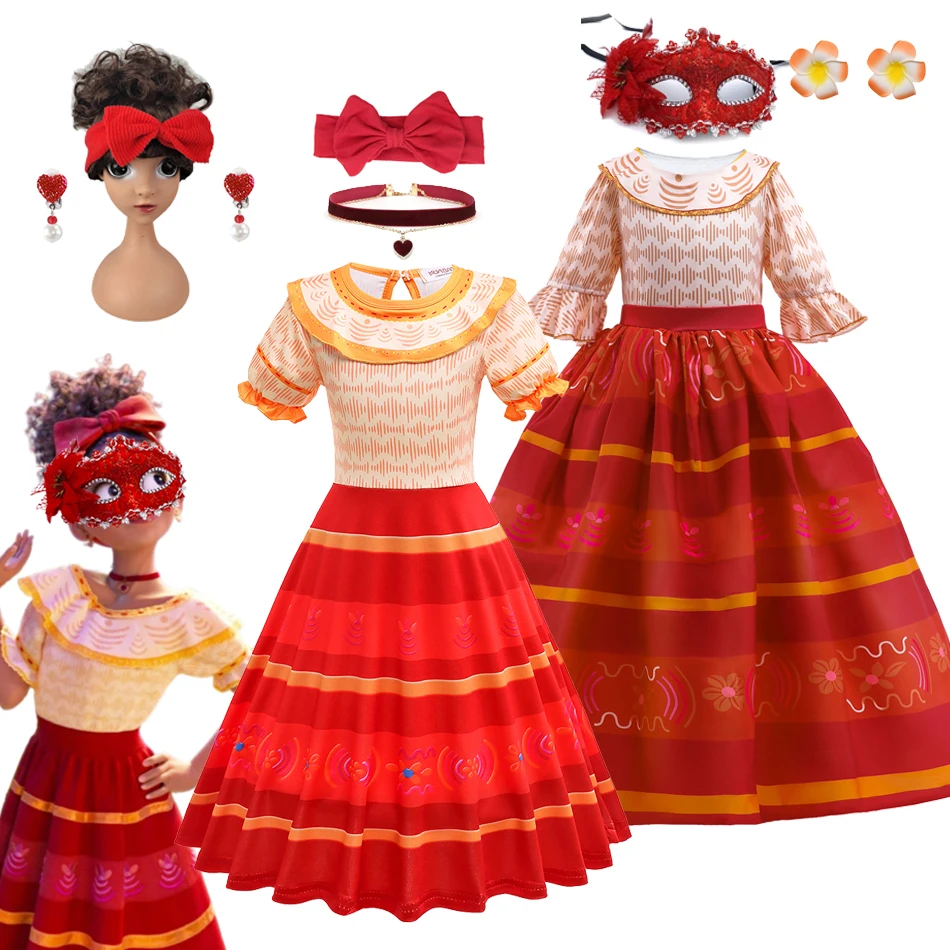 Disney Encanto Dolores Cosplay Mirabel Isabella Girls Princess Dress Kids Bruno Halloween Party Costume Children Clothes Vestido
Disney Encanto Dolores Cosplay Mirabel Isabella Girls Princess Dress Kids Bruno Halloween Party Costume Children Clothes Vestido