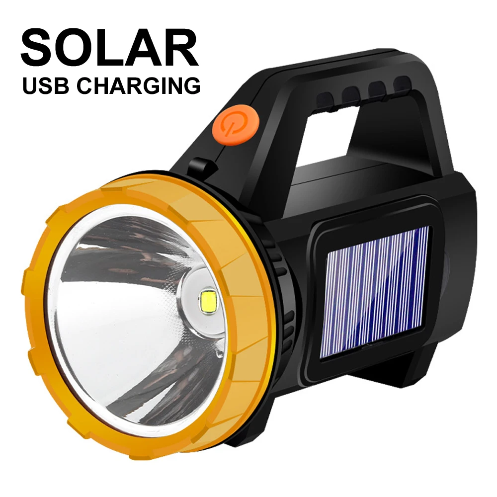 ZK20 LED Portable Lantern USB Handheld Spotlight Solar Lantern Flashlight Searchlight With Side Light Waterproof 18650 Outdoor
ZK20 LED Portable Lantern USB Handheld Spotlight Solar Lantern Flashlight Searchlight With Side Light Waterproof 18650 Outdoor