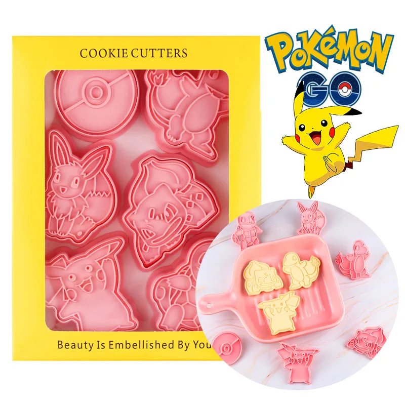 8pcs/set Pokemon Cookie Mould Anime Action Figure Pikachu Cartoon Printing Mould Set Halloween DIY Cake Mould Birthday Gift
8pcs/set Pokemon Cookie Mould Anime Action Figure Pikachu Cartoon Printing Mould Set Halloween DIY Cake Mould Birthday Gift