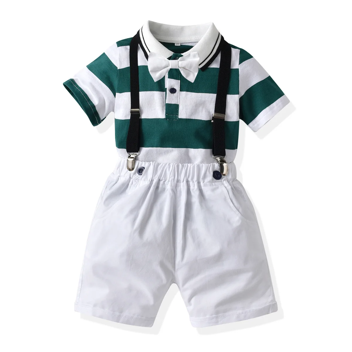 Baby Boy Clothes Children Clothing Sets Infant Striped Bow T-shirt Solid Suspender Pants Gentleman 2pcs Set Kids Toddler Outfits
Baby Boy Clothes Children Clothing Sets Infant Striped Bow T-shirt Solid Suspender Pants Gentleman 2pcs Set Kids Toddler Outfits