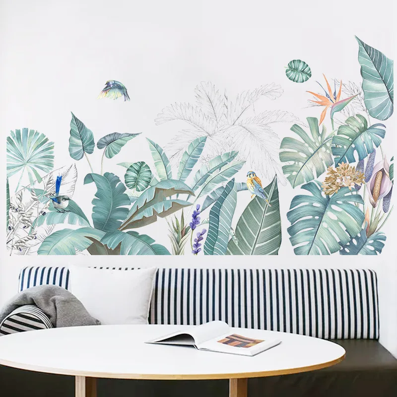 Turtle Back Banana Leaf Wall Stickers Tropical Green Plants Modern Home Living Room Decoration Stickers Bedroom Wall Vinyl Decal
Turtle Back Banana Leaf Wall Stickers Tropical Green Plants Modern Home Living Room Decoration Stickers Bedroom Wall Vinyl Decal