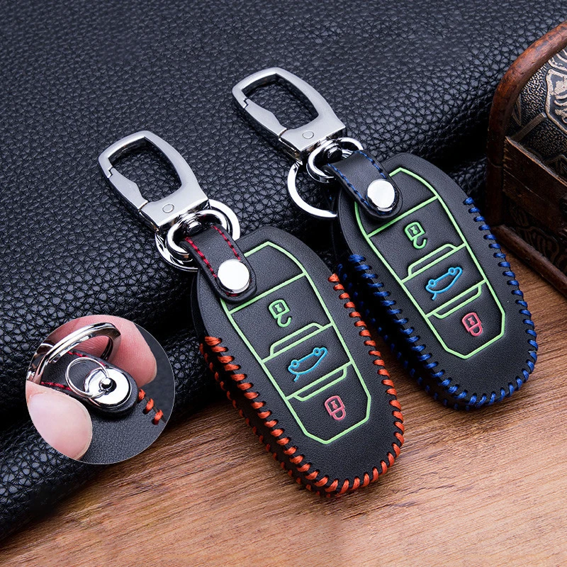 1Pc Luminous Genuine Leather Car Remote Key Cover Auto Accessories for Dongfeng Citroen C6 Elysee new C4 Sega C4LC3-XR Tianyi C5
1Pc Luminous Genuine Leather Car Remote Key Cover Auto Accessories for Dongfeng Citroen C6 Elysee new C4 Sega C4LC3-XR Tianyi C5