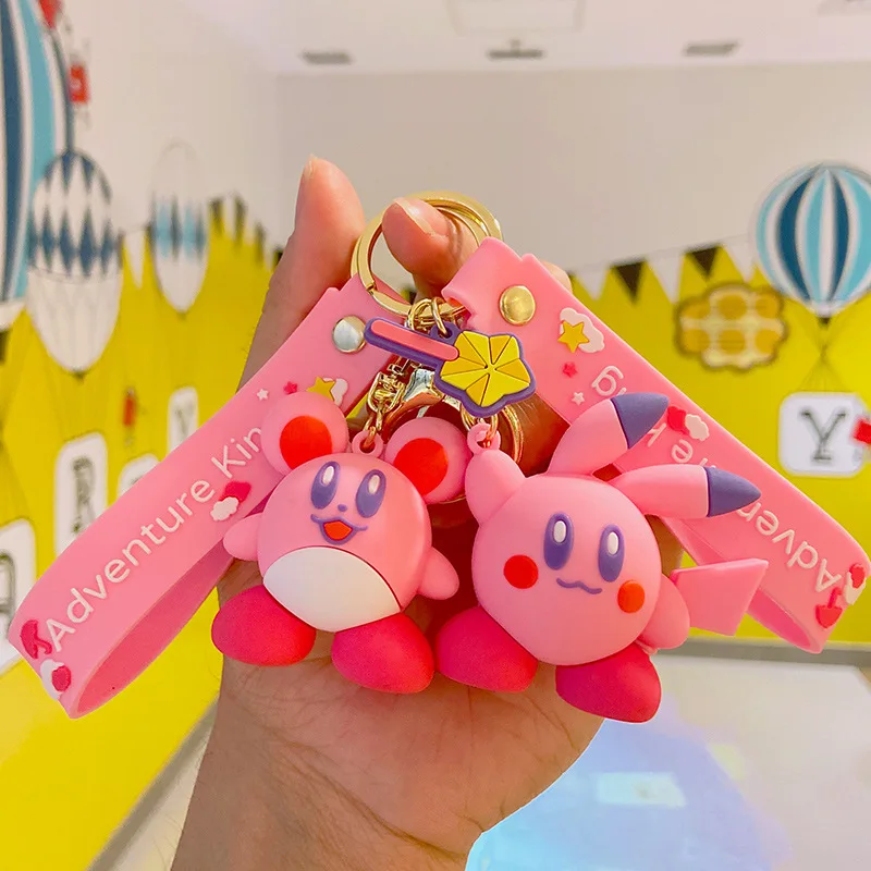 Anime Figures Kirby Cosplay Pikachu Marill Oddish Mudkip Pink PVC Keychain Bag Key Ring Pendant Children's Toys Birthday Gifts
Anime Figures Kirby Cosplay Pikachu Marill Oddish Mudkip Pink PVC Keychain Bag Key Ring Pendant Children's Toys Birthday Gifts