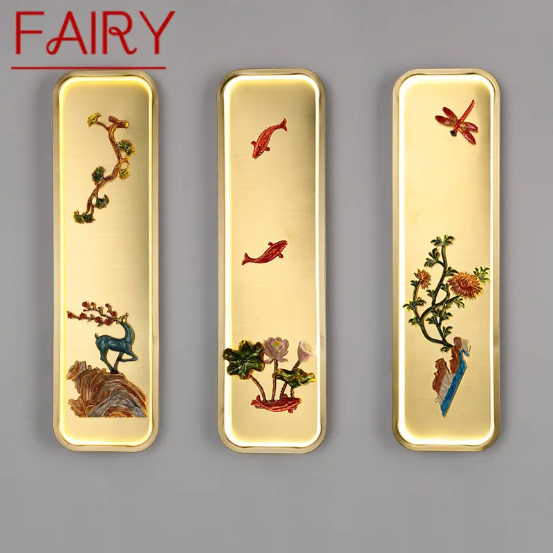 FAIRY Modern Brass Wall Picture Lamps LED 3 Colors Creative Lotus Deer Sconce Light for Living Room Bedroom Decor
FAIRY Modern Brass Wall Picture Lamps LED 3 Colors Creative Lotus Deer Sconce Light for Living Room Bedroom Decor