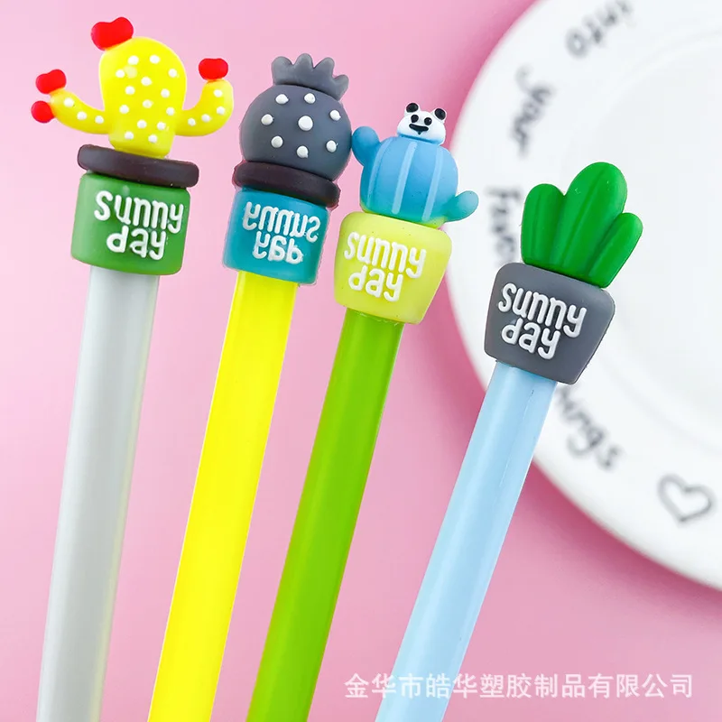 50pcs Cartoon creative stationery cactus shape neutral pen cute student water-based pen office signature pen
50pcs Cartoon creative stationery cactus shape neutral pen cute student water-based pen office signature pen