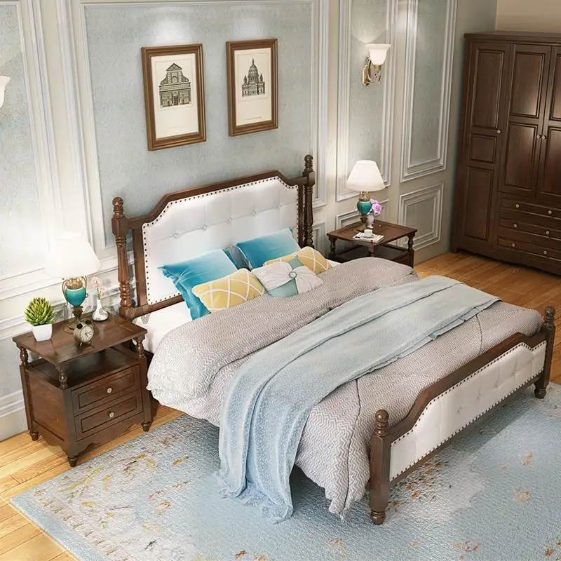 Apartment Bedroom Wooden Shelf High Box Drawer Double Bed Classic Simple American Hotel Residence Furniture For Sleeping Italian
Apartment Bedroom Wooden Shelf High Box Drawer Double Bed Classic Simple American Hotel Residence Furniture For Sleeping Italian