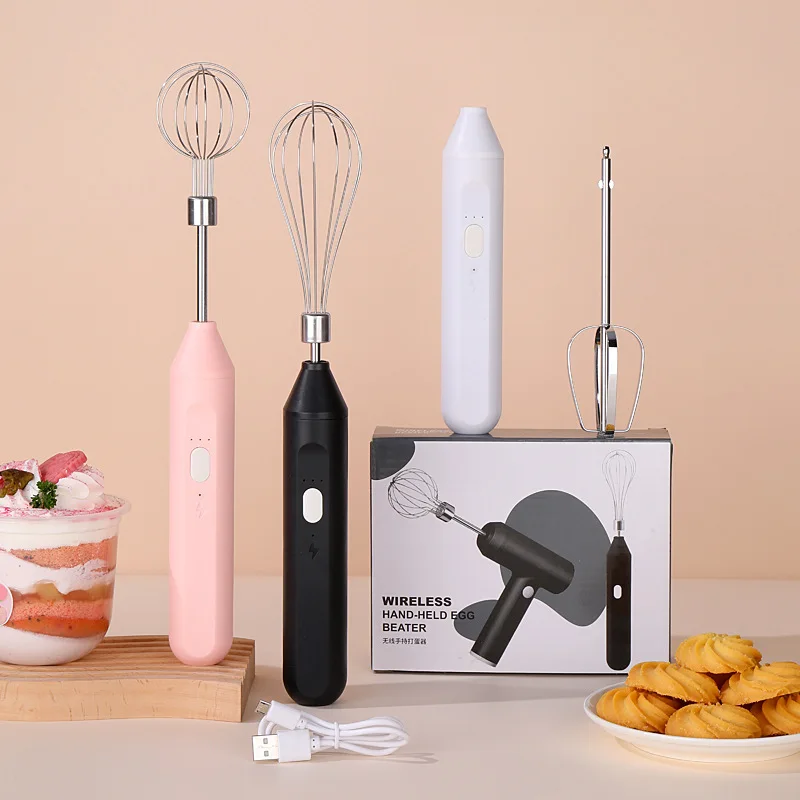Electric Handheld Egg Beater Household Kitchen Coffee Milk Tea Blender High Speeds Drink Mixer Handheld Foamer Frothing Wand
Electric Handheld Egg Beater Household Kitchen Coffee Milk Tea Blender High Speeds Drink Mixer Handheld Foamer Frothing Wand
