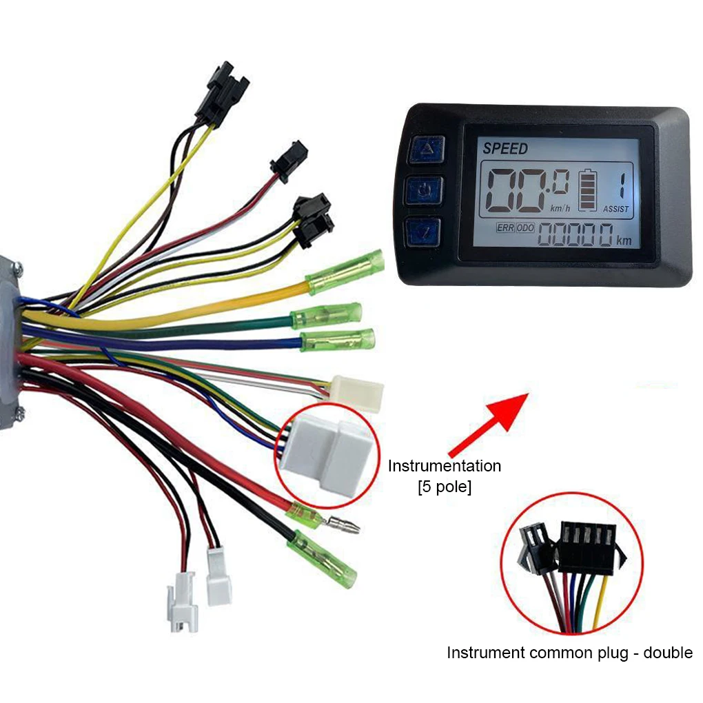 Electric Bike Skateboard LCD Motor Speed Controller Set Panel Battery Display Button Operation Odometer Scooter Bicycle
Electric Bike Skateboard LCD Motor Speed Controller Set Panel Battery Display Button Operation Odometer Scooter Bicycle