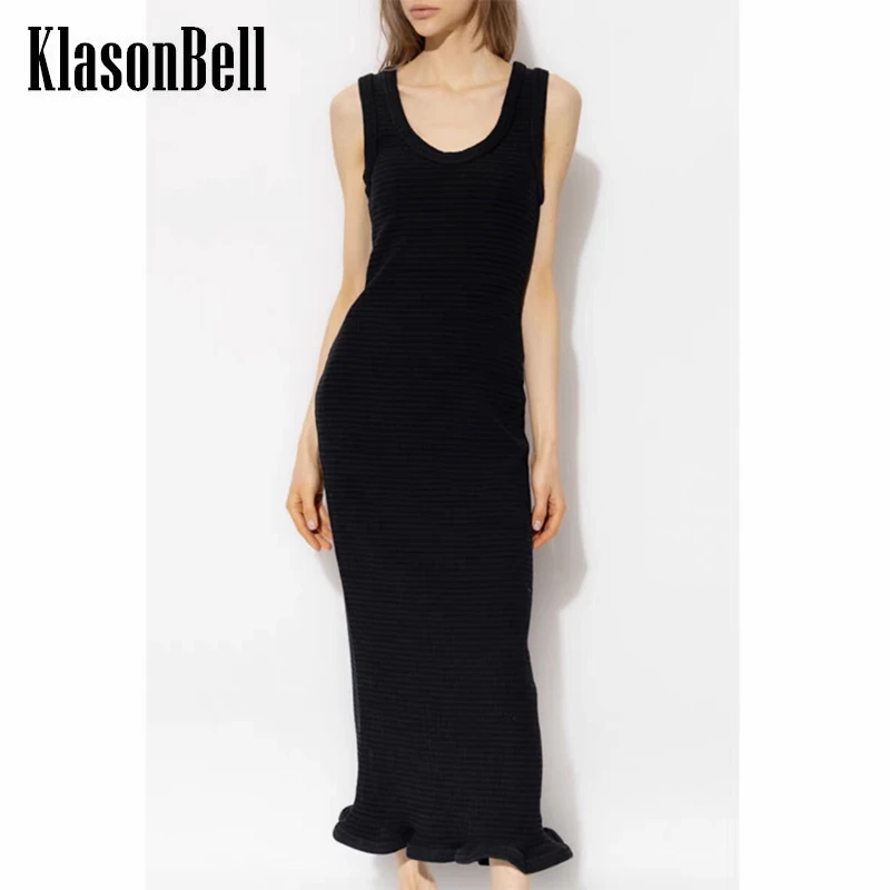 6.24 KlasonBell Elegant Temperament Slim Black Sleeveless Trumpet / Mermaid Dress Women
6.24 KlasonBell Elegant Temperament Slim Black Sleeveless Trumpet / Mermaid Dress Women