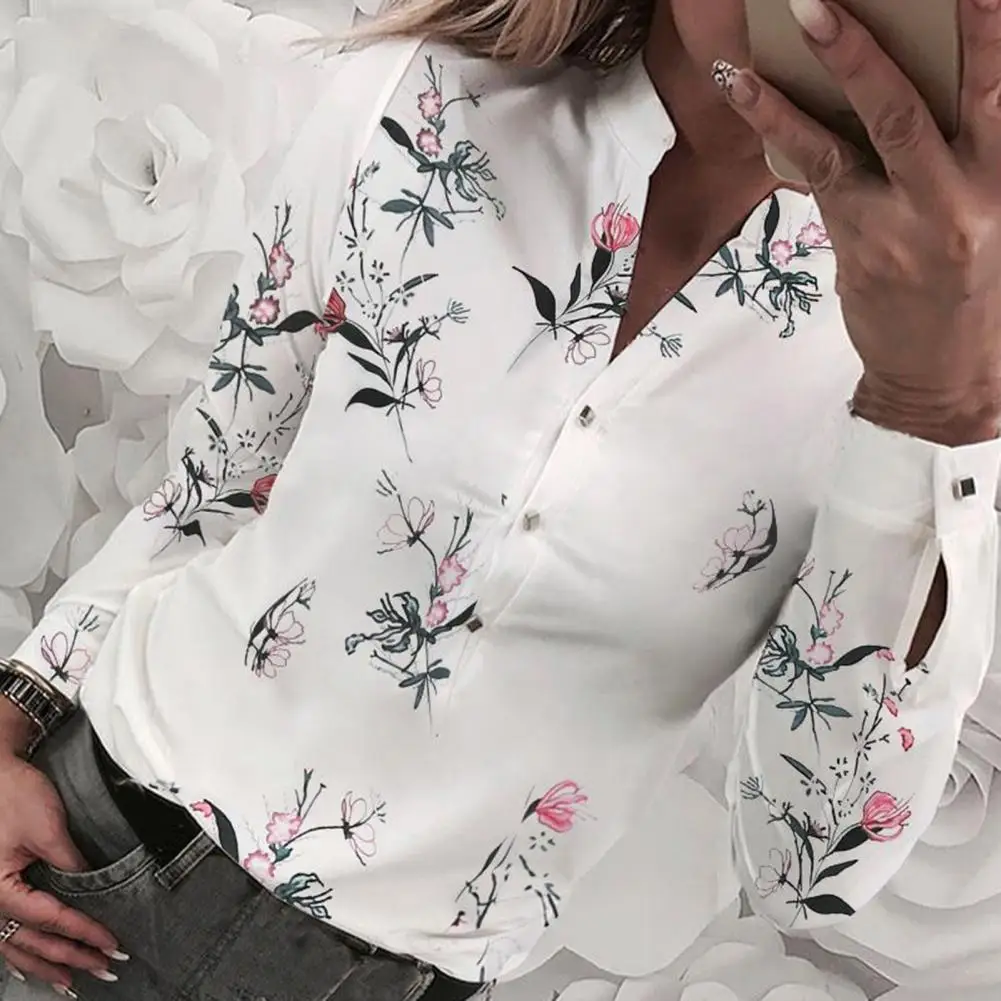 Elegant All Match Ladies Shirt Stand-up Collar Spring Clothing Women Floral Printing Blouse Tops Female Clothing Streetwear
Elegant All Match Ladies Shirt Stand-up Collar Spring Clothing Women Floral Printing Blouse Tops Female Clothing Streetwear