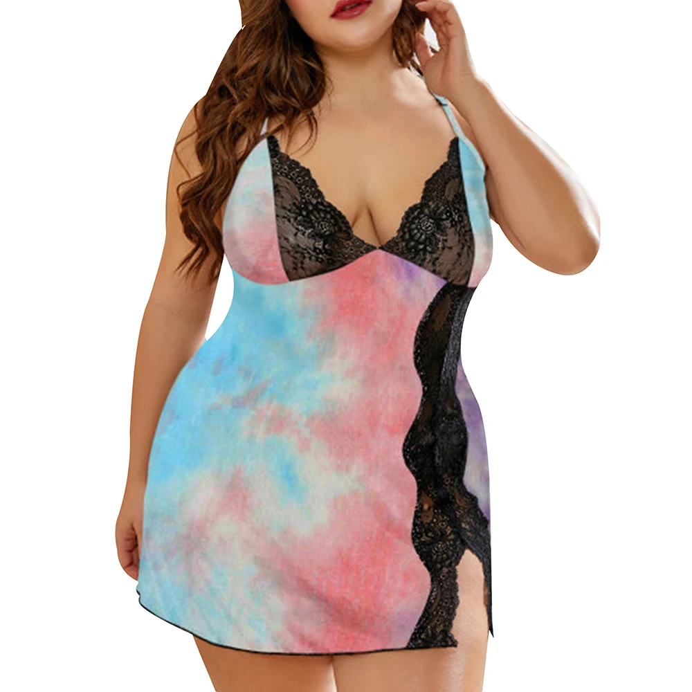 Sexy Sleepwear Deep-V Lingerie Night Dress Women Sleeping Nightgown Lace Split Nightie Lingerie Sleeveless Mini Dress Homewear
Sexy Sleepwear Deep-V Lingerie Night Dress Women Sleeping Nightgown Lace Split Nightie Lingerie Sleeveless Mini Dress Homewear