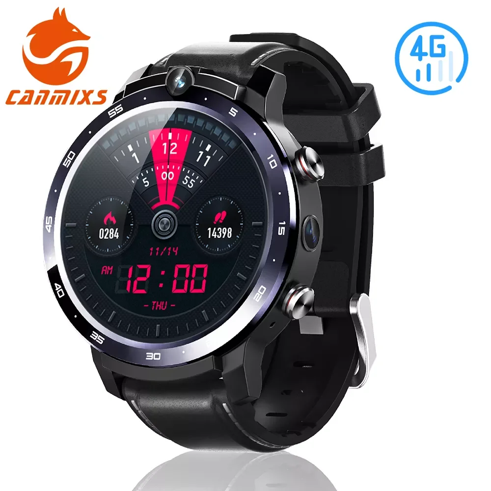 CanMixs 3G+32G 4G Network Watch Phone 3ATM Waterproof 1800 mAh Battery 8MP Dual Camera Face Unlock Smart Watch Phone Android
CanMixs 3G+32G 4G Network Watch Phone 3ATM Waterproof 1800 mAh Battery 8MP Dual Camera Face Unlock Smart Watch Phone Android