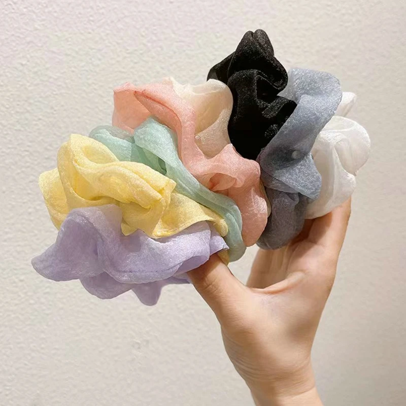 Fashion Solid Color Pleated Chiffon Hair Tie Elastic Hair Bands Women Girls Hair Accessories Rubber Band Ponytail Scrunchies
Fashion Solid Color Pleated Chiffon Hair Tie Elastic Hair Bands Women Girls Hair Accessories Rubber Band Ponytail Scrunchies