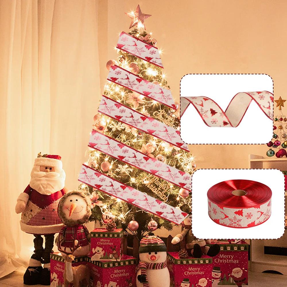 Christmas Gift Ribbon Polyester Maple Leaf Elk Christmas Tree Baking Cake Wrap Bow
Christmas Gift Ribbon Polyester Maple Leaf Elk Christmas Tree Baking Cake Wrap Bow