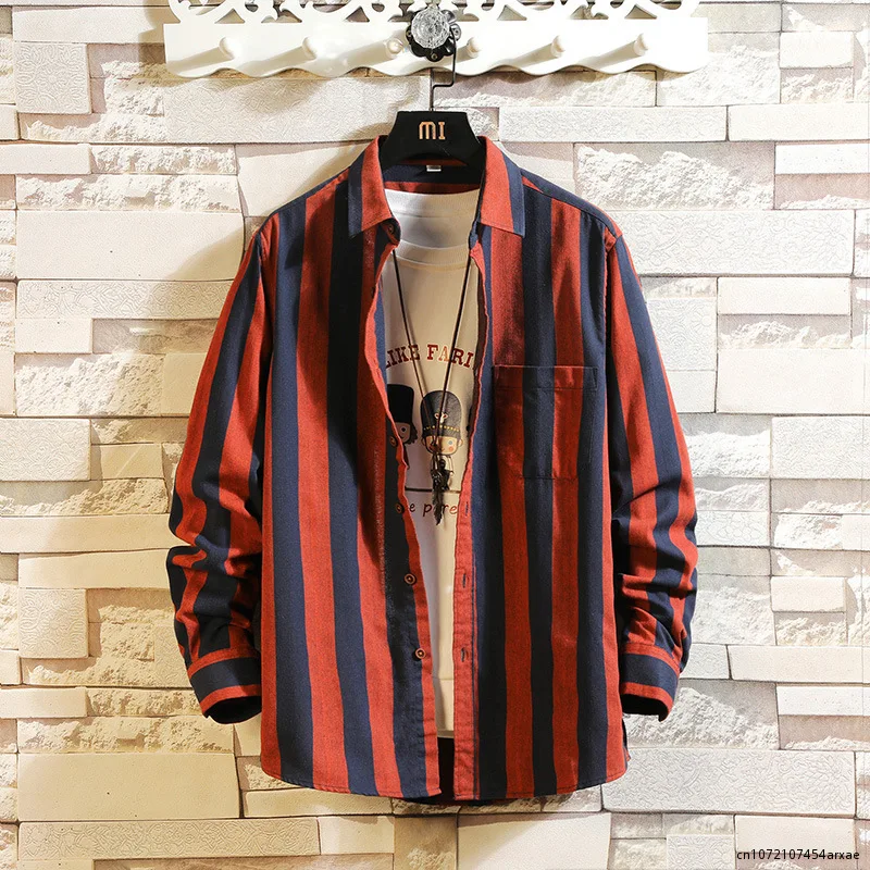 Casual Slim Fit Shirt Men European American New Men's Stand Collar Striped Long Sleeve Shirt Casual Fashion Men's Clothing
Casual Slim Fit Shirt Men European American New Men's Stand Collar Striped Long Sleeve Shirt Casual Fashion Men's Clothing