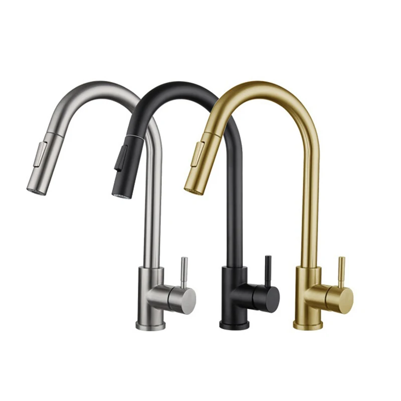 Black Kitchen Faucet Two Function Single Handle Pull Out Mixer Hot And Cold Water Taps Deck Mounted Stream Sprayer Head Tools
Black Kitchen Faucet Two Function Single Handle Pull Out Mixer Hot And Cold Water Taps Deck Mounted Stream Sprayer Head Tools