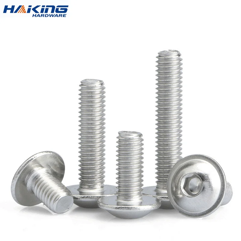 10pcs/lot M2 M2.5 M3 M4 M5 M6 M8 M10 A2-70 Stainless Steel Hexagon Socket Button Head Screws With Collar Bolt
10pcs/lot M2 M2.5 M3 M4 M5 M6 M8 M10 A2-70 Stainless Steel Hexagon Socket Button Head Screws With Collar Bolt