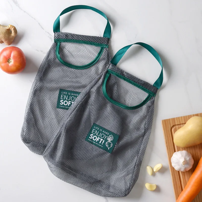 2022 Reusable Storage Mesh Bag Kitchen Hollow Hanging Bag Portable Portable Storage Bag To Store Toys Groceries
2022 Reusable Storage Mesh Bag Kitchen Hollow Hanging Bag Portable Portable Storage Bag To Store Toys Groceries