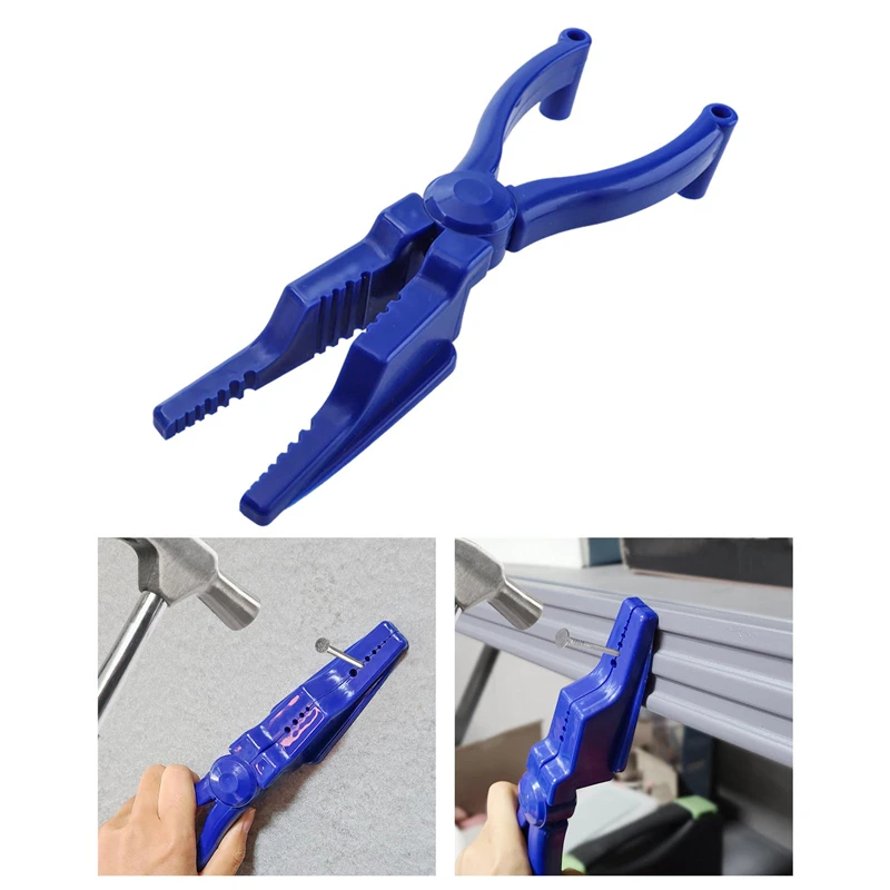 Portable Nail Holder Tool Safety Nail Finger Protector for Hammering Nail Screw Fixer Finger Saver Protector Safety Plier
Portable Nail Holder Tool Safety Nail Finger Protector for Hammering Nail Screw Fixer Finger Saver Protector Safety Plier