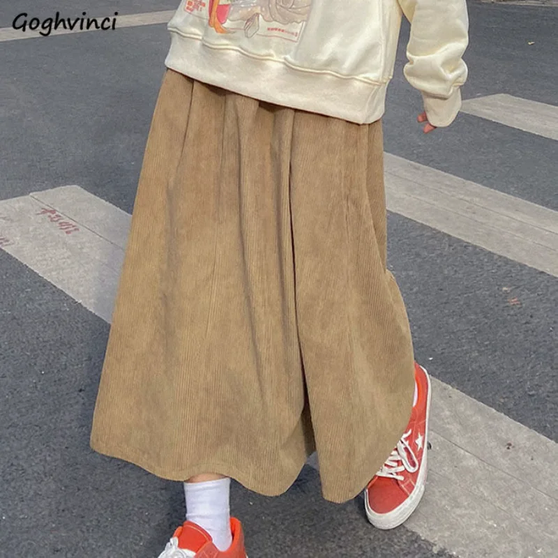 Midi Corduroy Skirts Women Simple High Waist Vintage Streetwear Chic Ins Leisure Student Autumn All-match Harajuku Y2k Faldas
Midi Corduroy Skirts Women Simple High Waist Vintage Streetwear Chic Ins Leisure Student Autumn All-match Harajuku Y2k Faldas