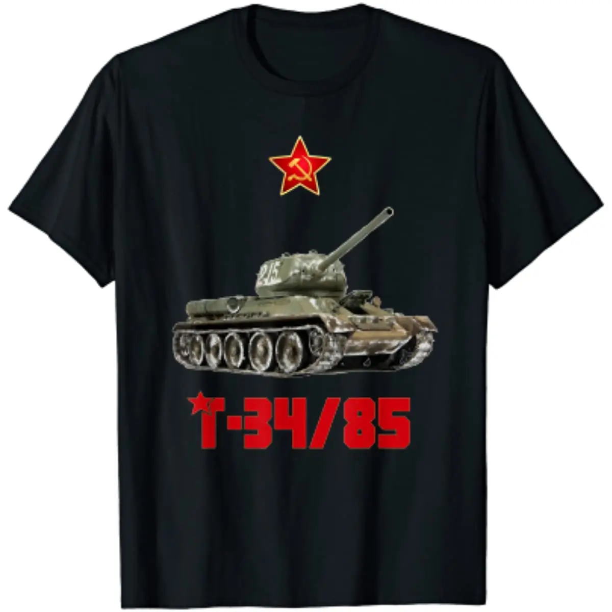 T-34/85 Russian Medium Tank WW2 Soviet Russia Military Men T-Shirt Short Sleeve Casual Cotton O-Neck Summer Shirts
T-34/85 Russian Medium Tank WW2 Soviet Russia Military Men T-Shirt Short Sleeve Casual Cotton O-Neck Summer Shirts