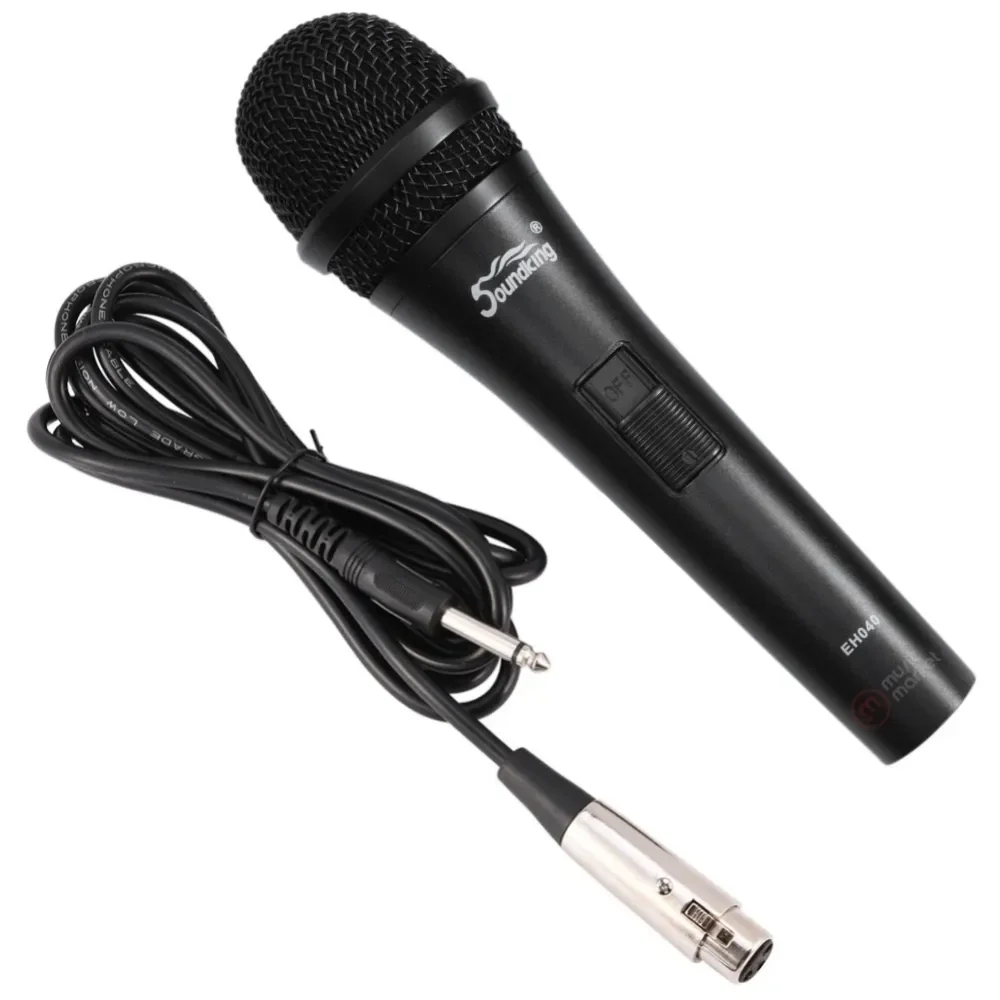 Микрофон для живого вокала Soundking проводной, динамический Soundking EH, черный
Микрофон для живого вокала Soundking проводной, динамический Soundking EH, черный